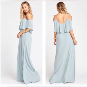 Show me your MuMu Caitlin Ruffle Maxi Dress